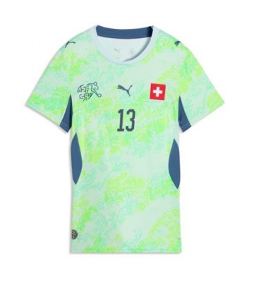 Schweiz Ricardo Rodriguez #13 Udebanetrøje Dame VM 2026 Kortærmet